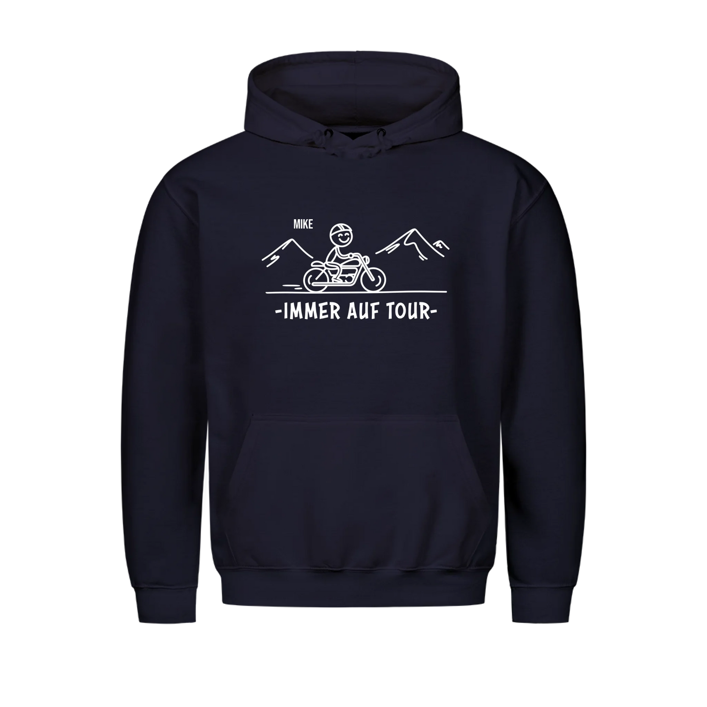 Immer auf Tour - Personalisierbares T-Shirt