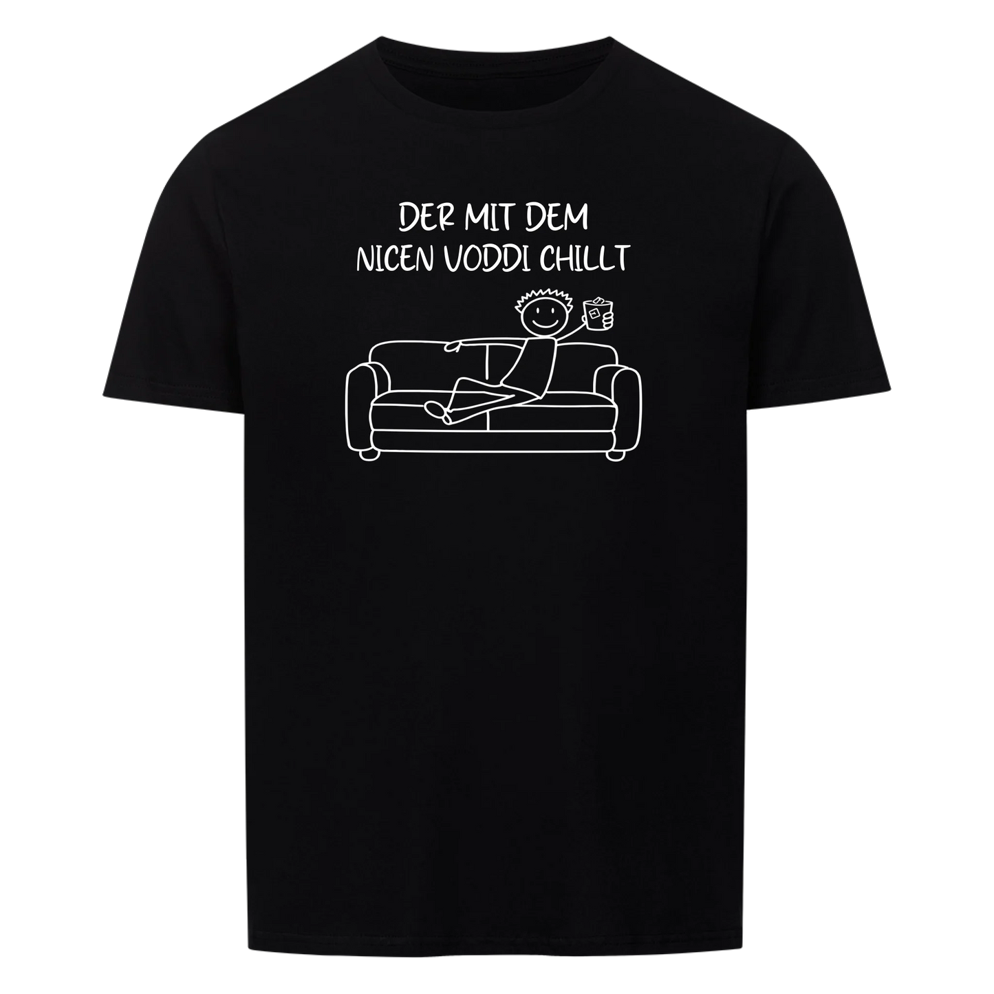 Der mit dem Drink chillt personalisierbar - Herren Shirt