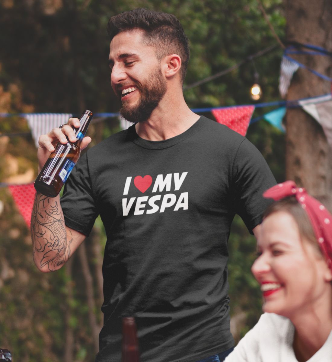Love my Vespa - Herren T-Shirt