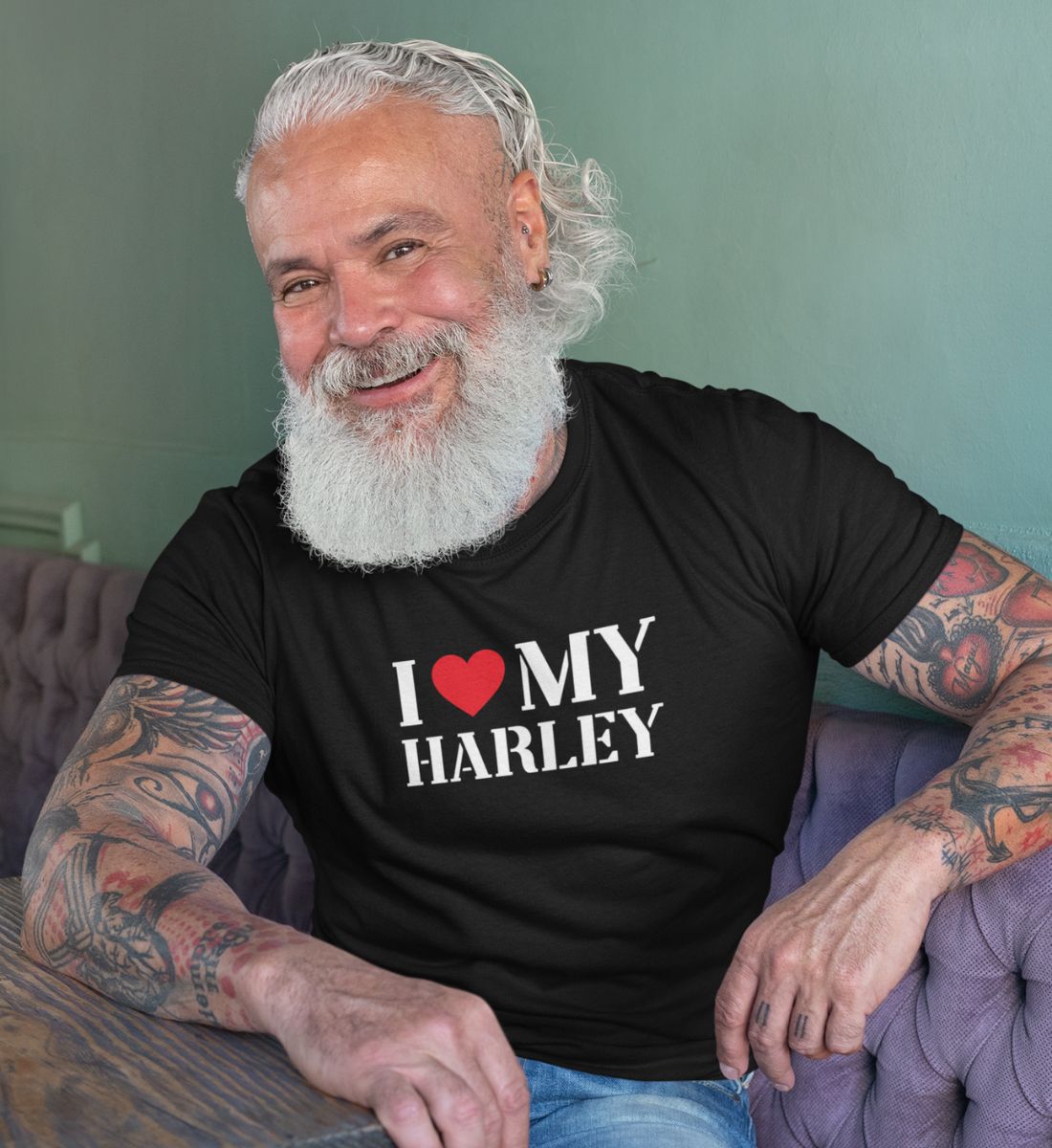 Love my Harley - Herren T-Shirt