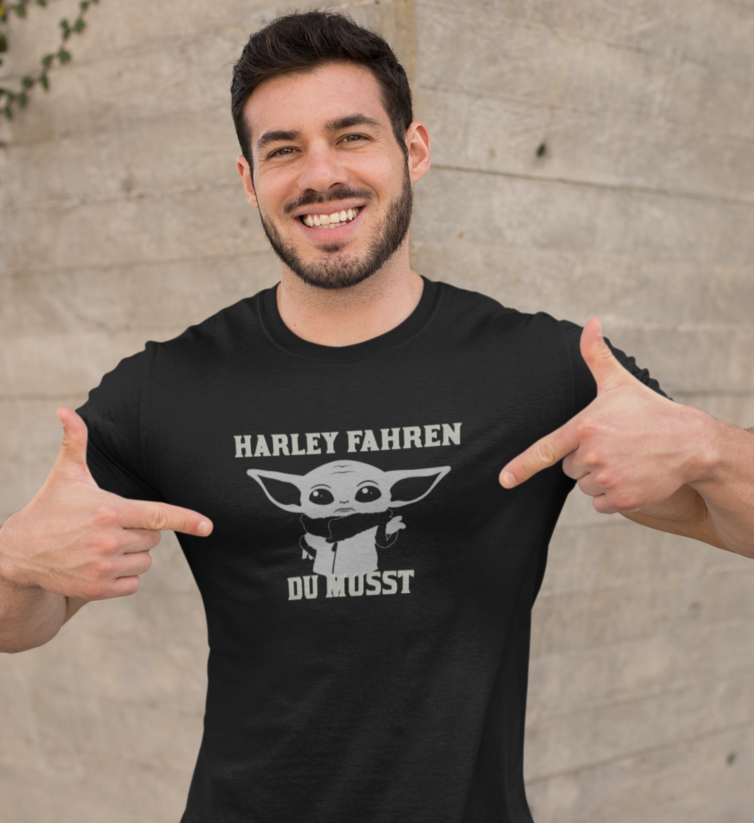 Harley fahren du musst - Herren T-Shirt