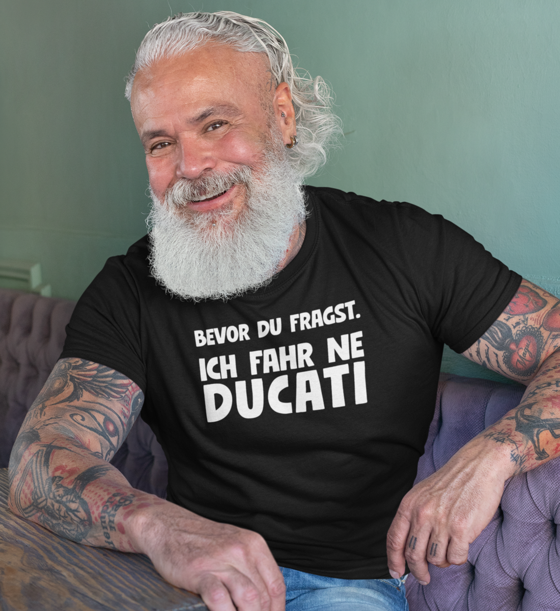 Ich fahr ne Ducati - Herren T-Shirt