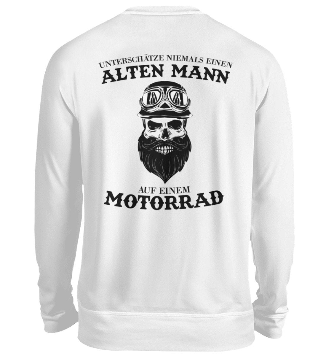 Alter Mann Motorrad - Herren Sweater