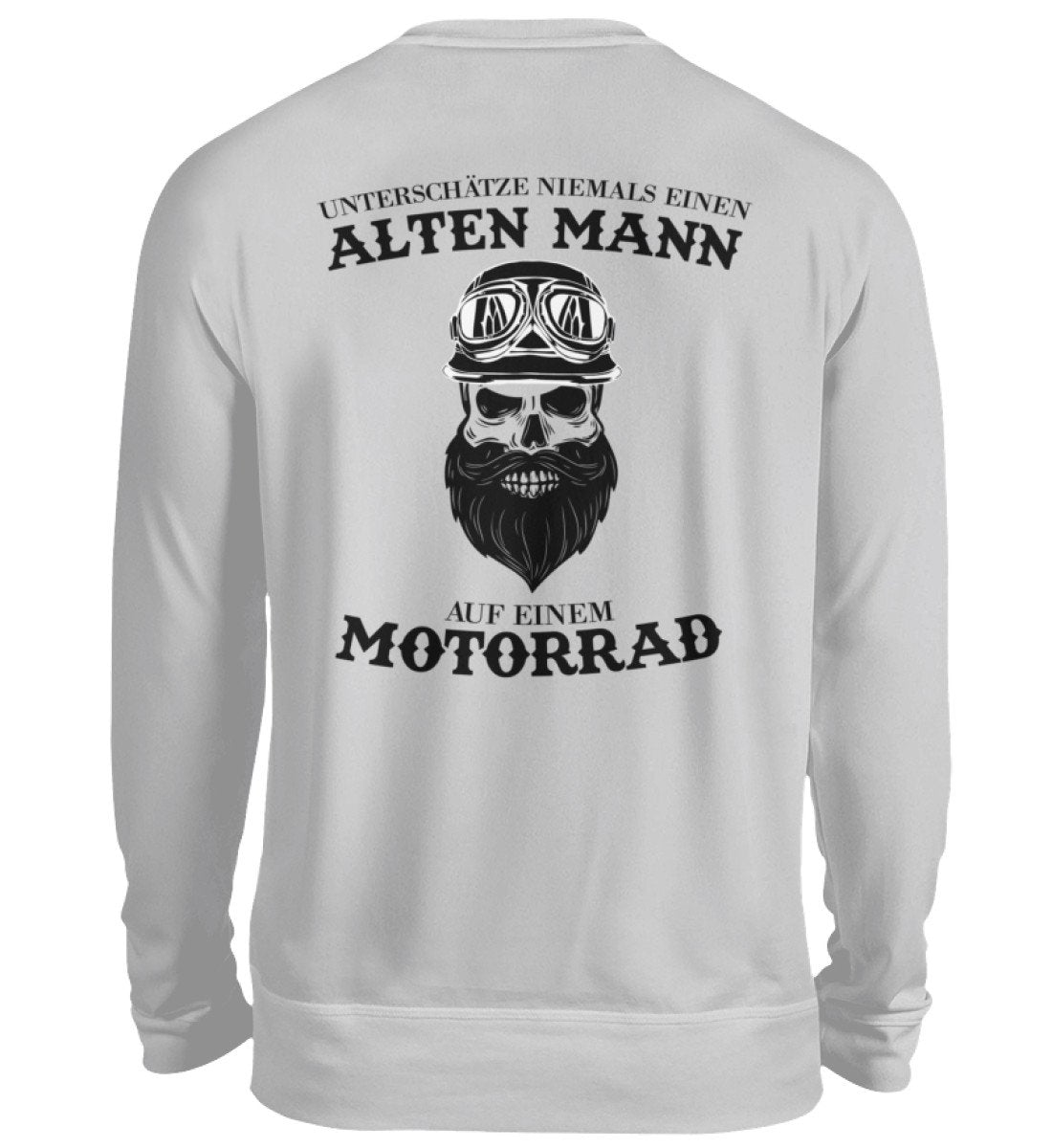 Alter Mann Motorrad - Herren Sweater