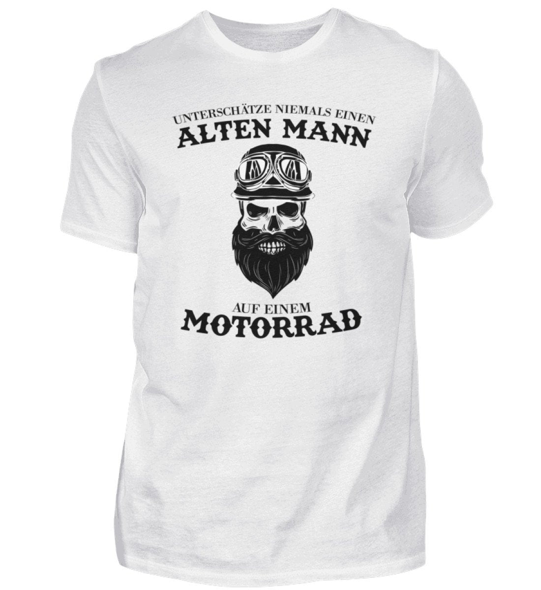 Alter Mann Motorrad - Herren T-Shirt