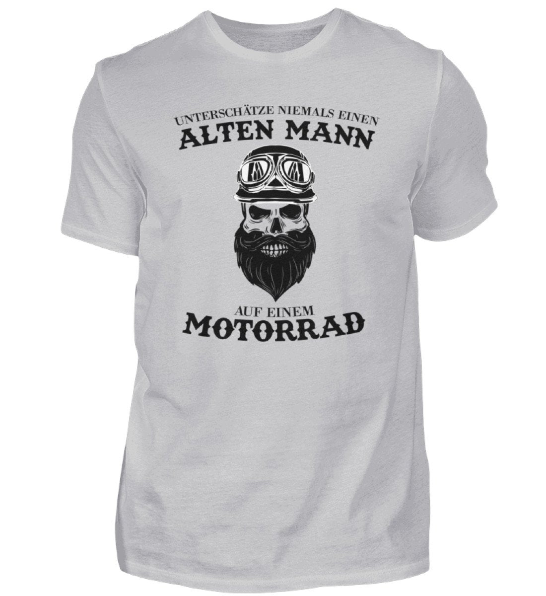 Alter Mann Motorrad - Herren T-Shirt