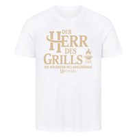 Herr des Grills 2 personalisierbar - Herren Shirt