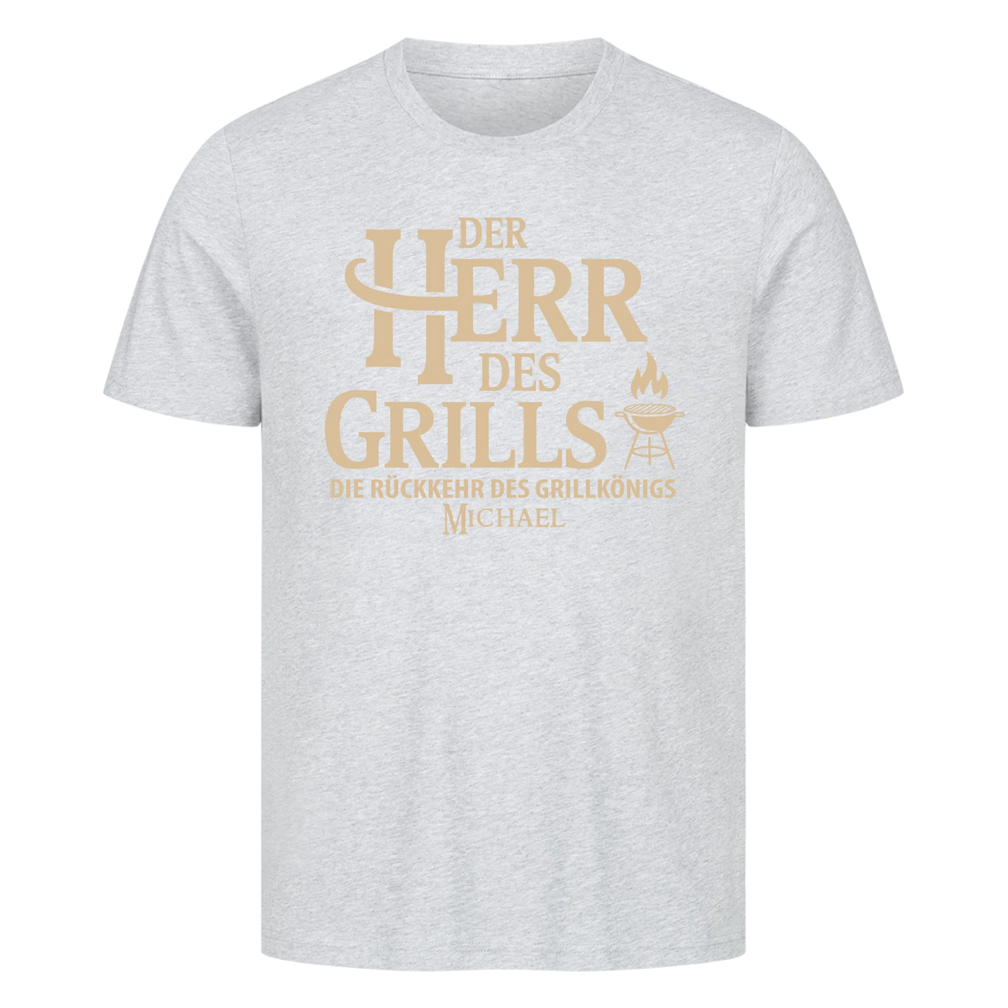Herr des Grills 2 personalisierbar - Herren Shirt