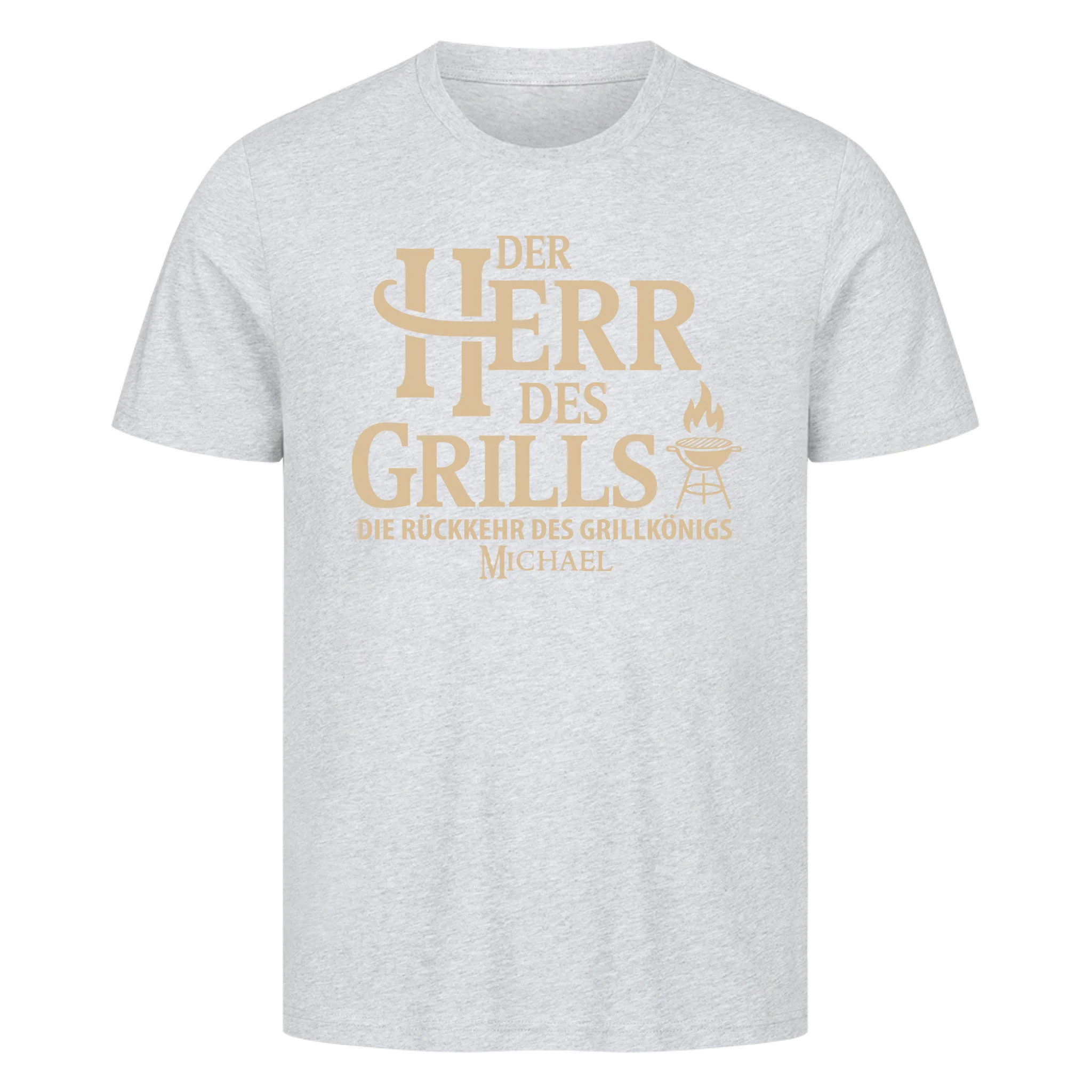 Herr des Grills 2 personalisierbar - Herren Shirt