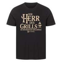 Herr des Grills 2 personalisierbar - Herren Shirt
