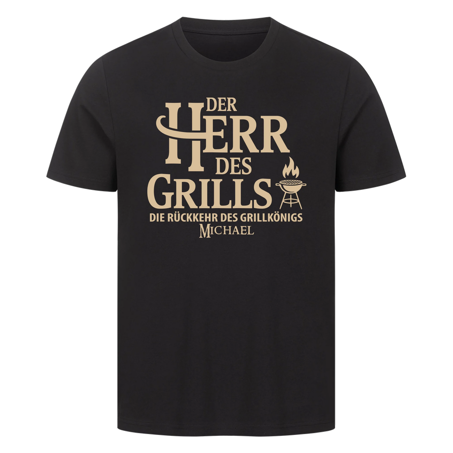 Herr des Grills 2 personalisierbar - Herren Shirt