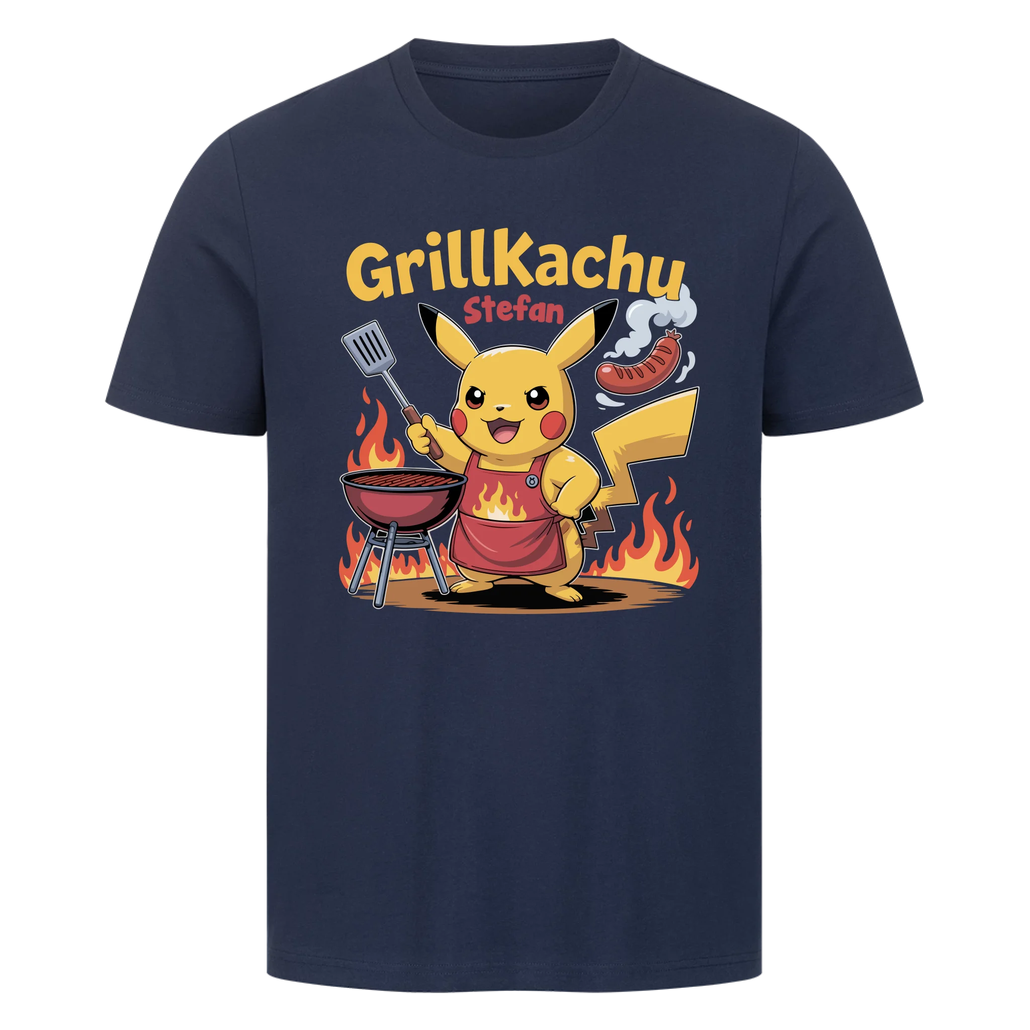 Grillkachu 2 - Personalisierbares Shirt