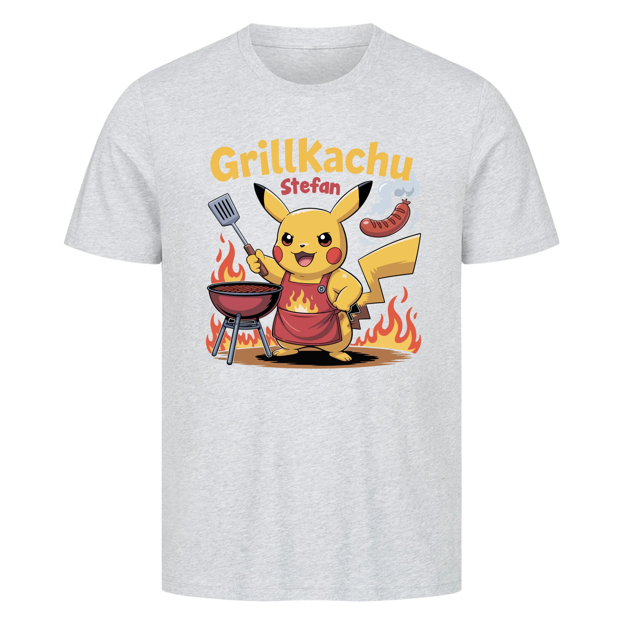 Grillkachu 2 - Personalisierbares Shirt
