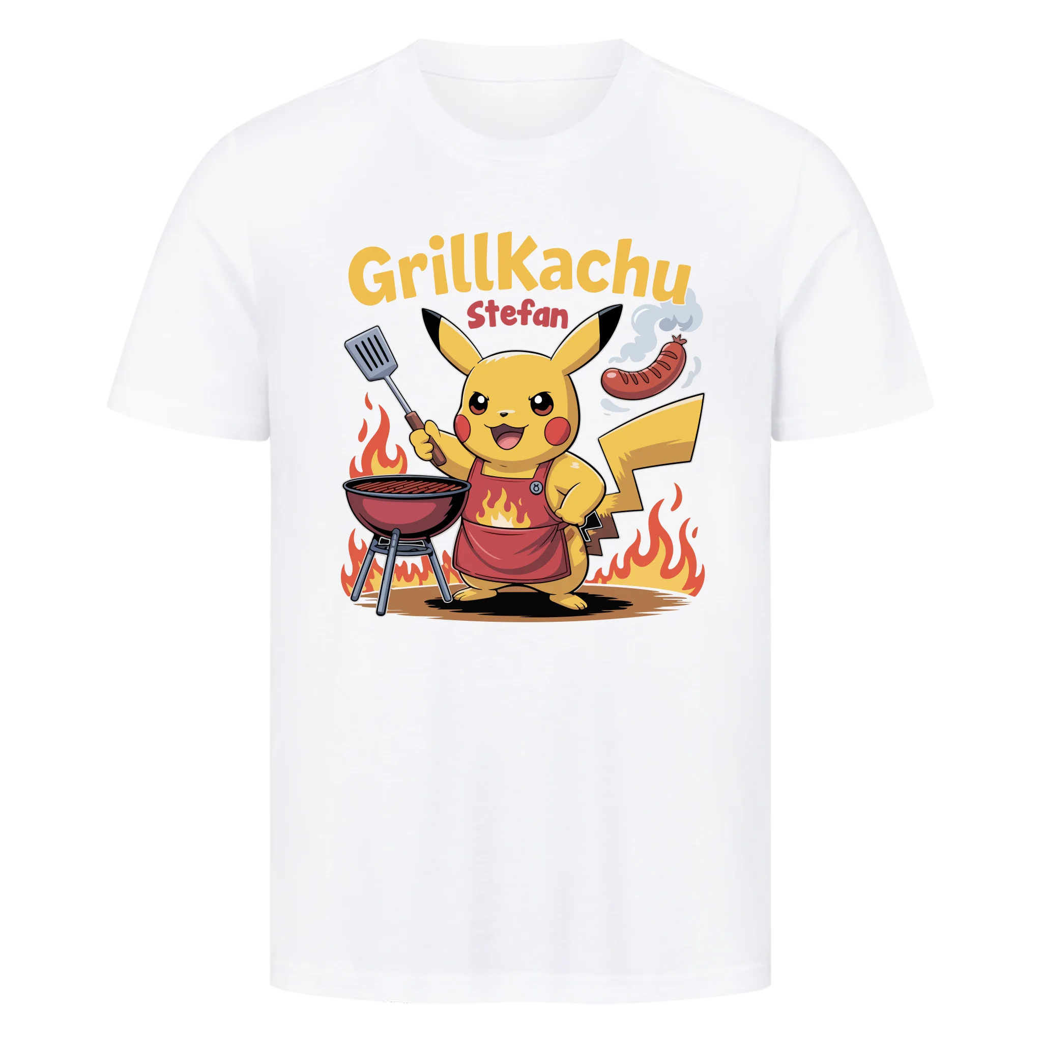 Grillkachu 2 - Personalisierbares Shirt