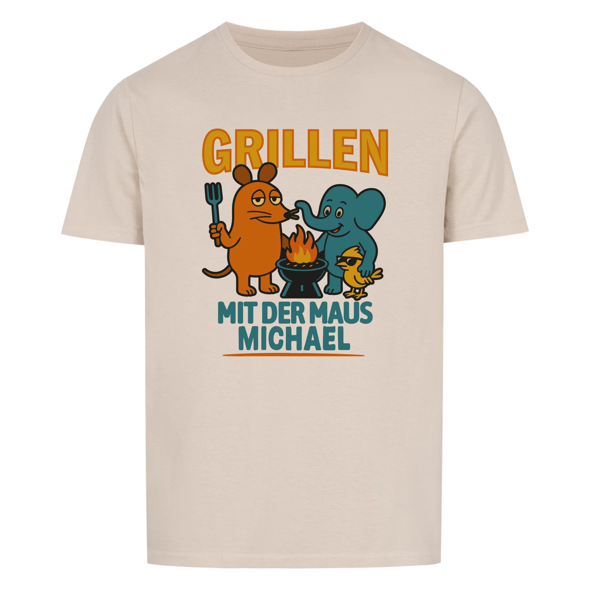 Grillen mit - Personalisierbares Shirt