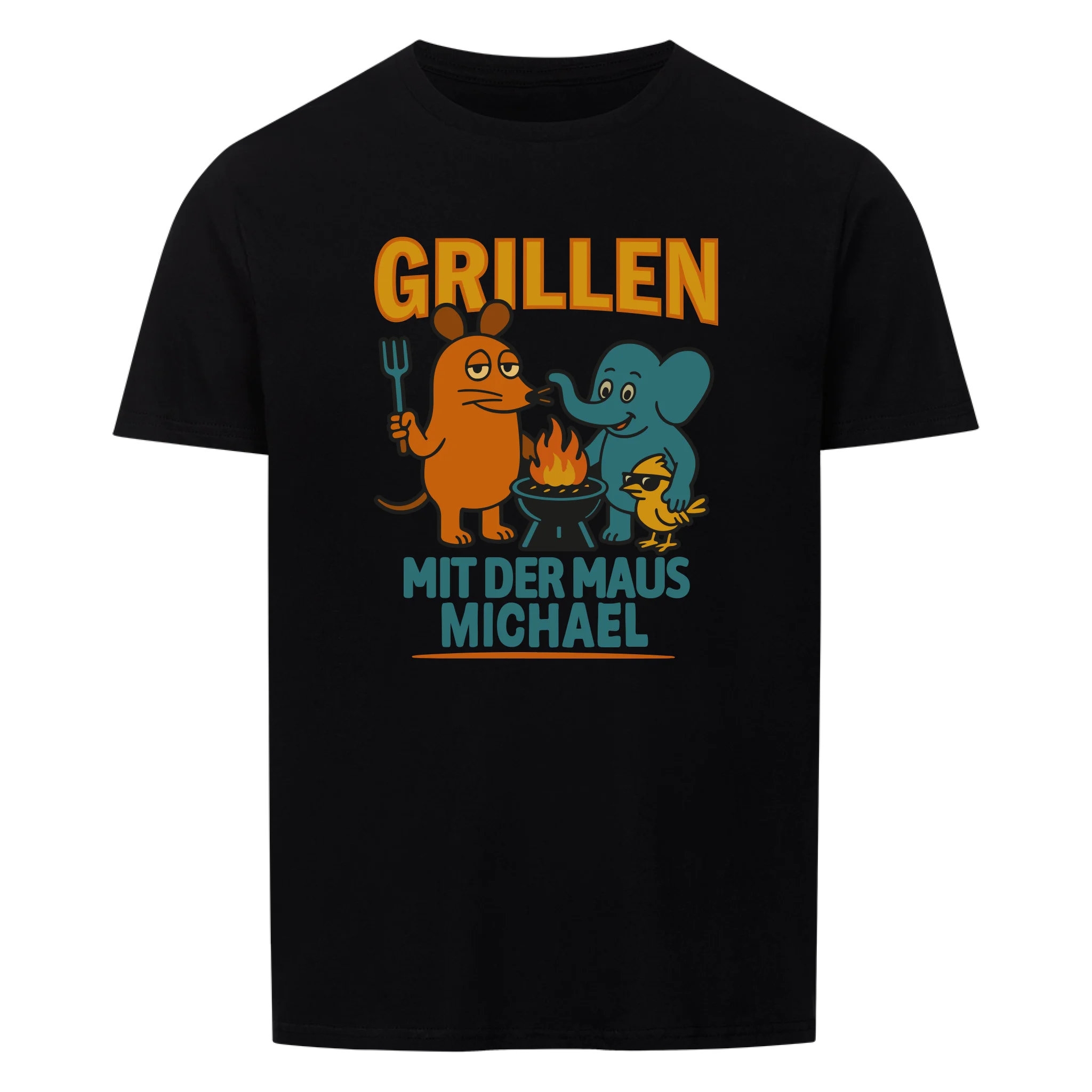Grillen mit - Personalisierbares Shirt