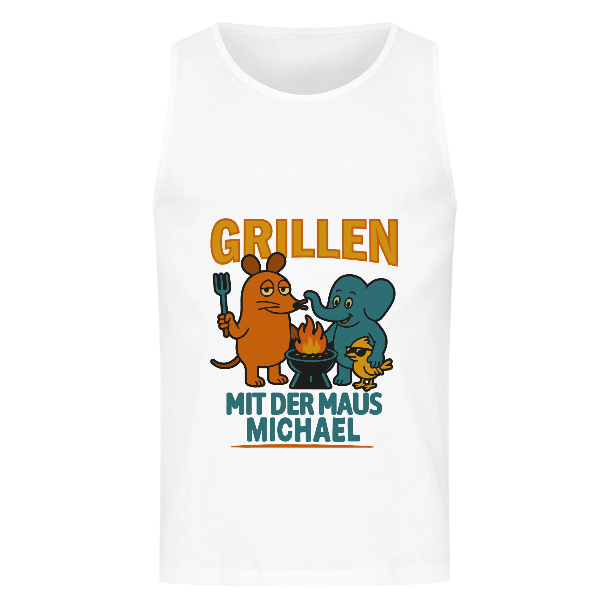 Grillen mit - Personalisierbares Shirt