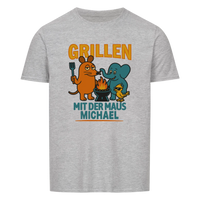 Grillen mit personalisierbar - Herren Shirt