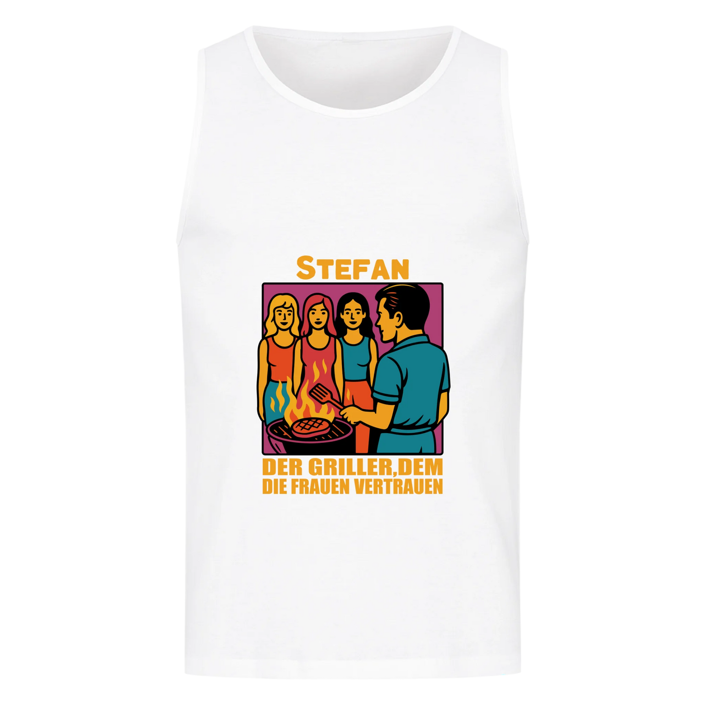 Der Griller personalisierbar - Herren Shirt