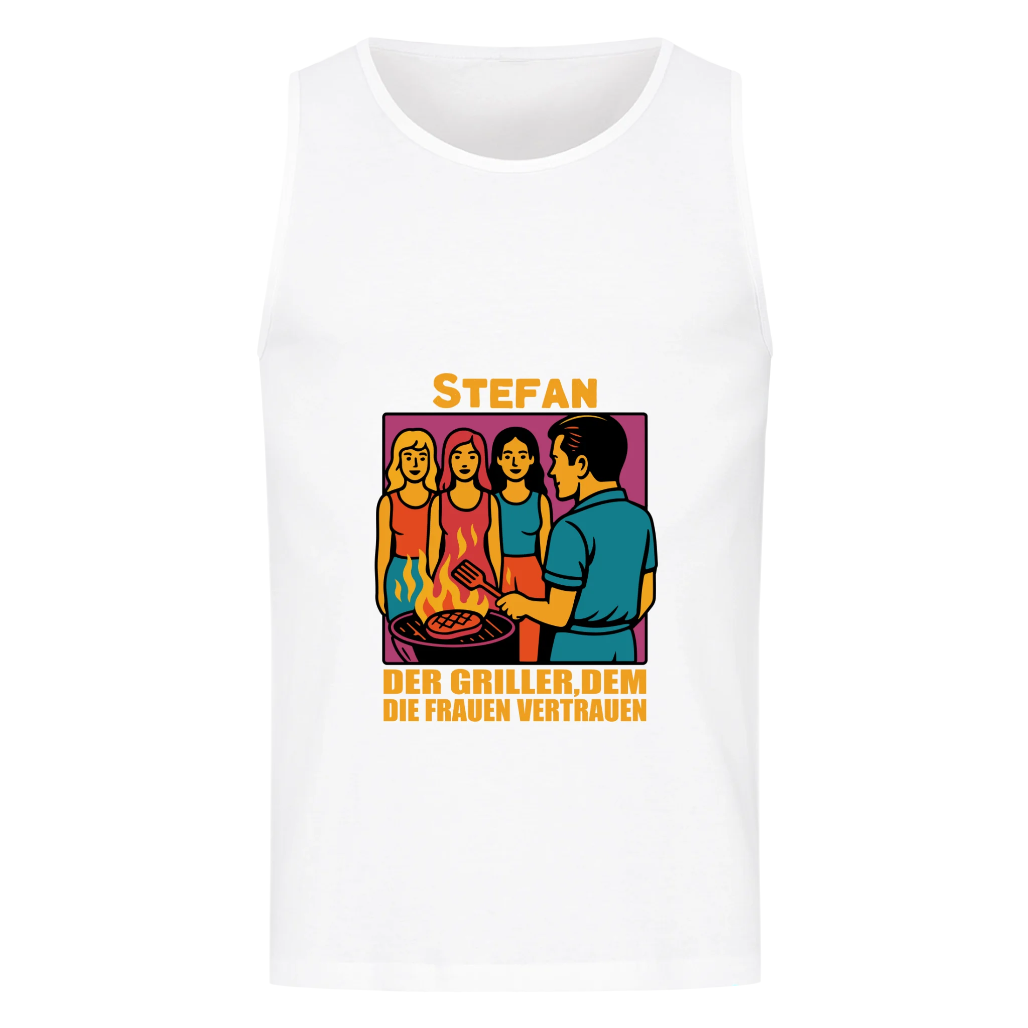 Der Griller personalisierbar - Herren Shirt