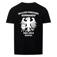 Grillkommando Backprint - Personalisierbares Shirt