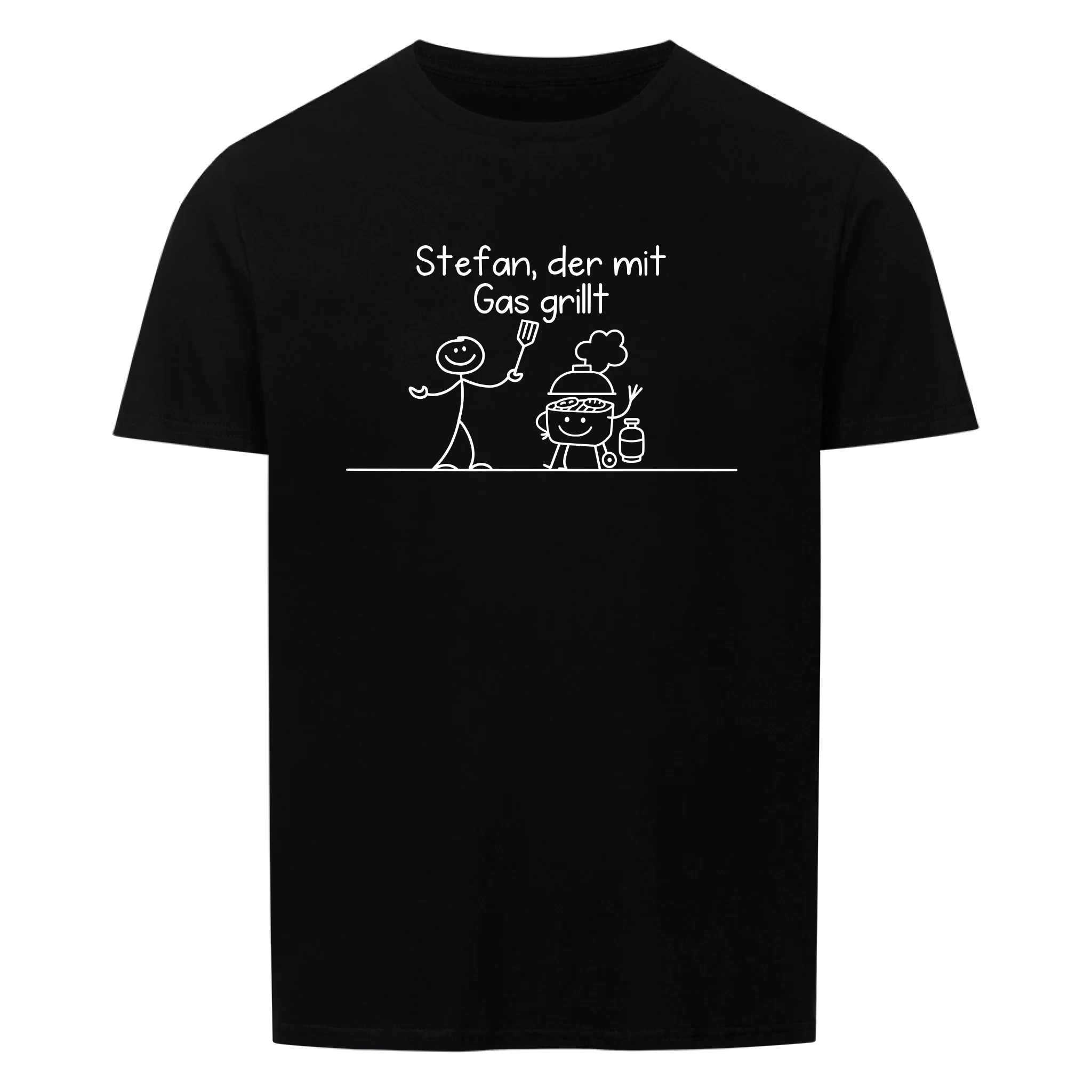 Der mit dem Grill - Personalisierbares Shirt