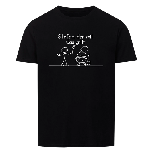 Der mit dem Grill - Personalisierbares Shirt