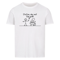 Der mit dem Grill - Personalisierbares Shirt