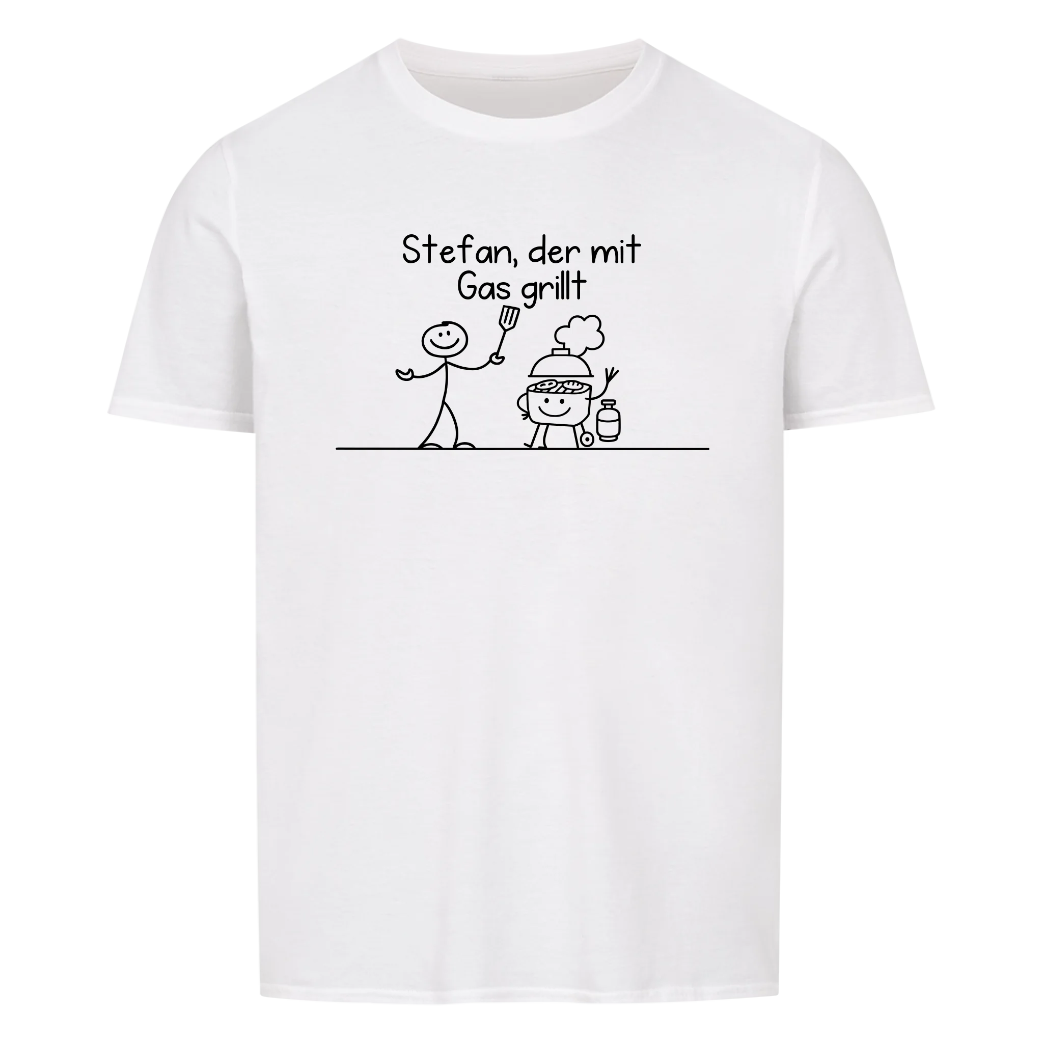 Der mit dem Grill - Personalisierbares Shirt