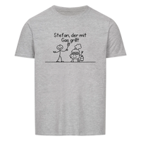 Der mit dem Grill - Personalisierbares Shirt