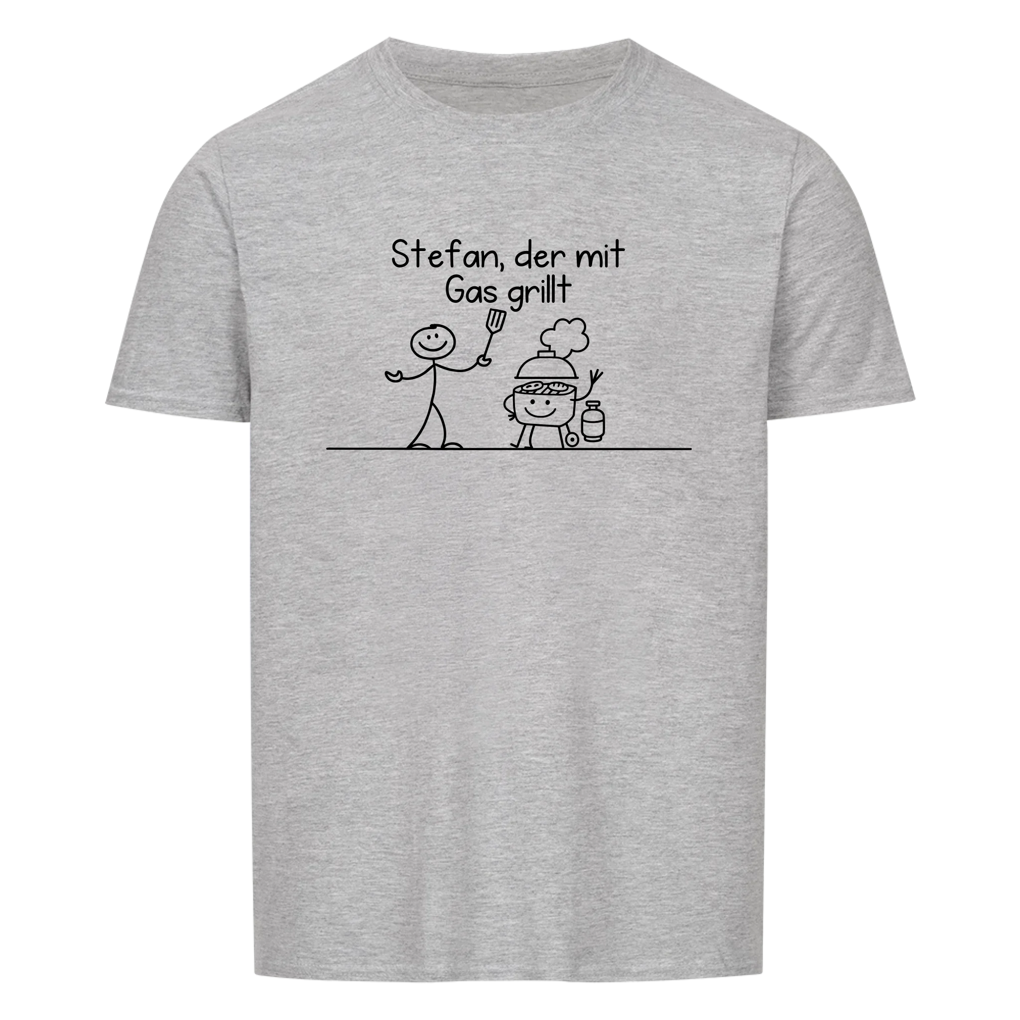 Der mit dem Grill - Personalisierbares Shirt