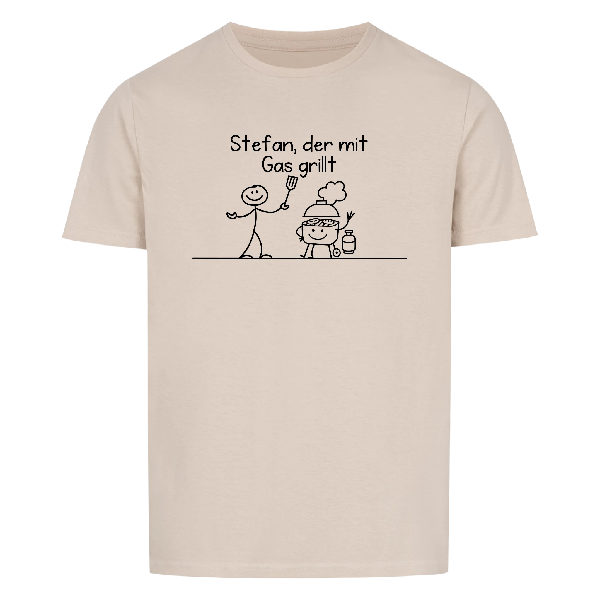 Der mit dem Grill - Personalisierbares Shirt