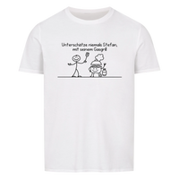 Unterschätze niemals - Personalisierbares Shirt