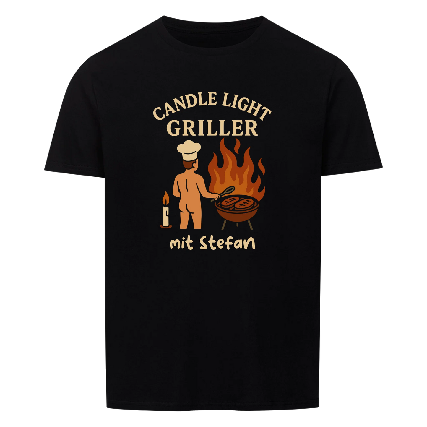 Candle Light Griller personalisierbar - Herren Shirt