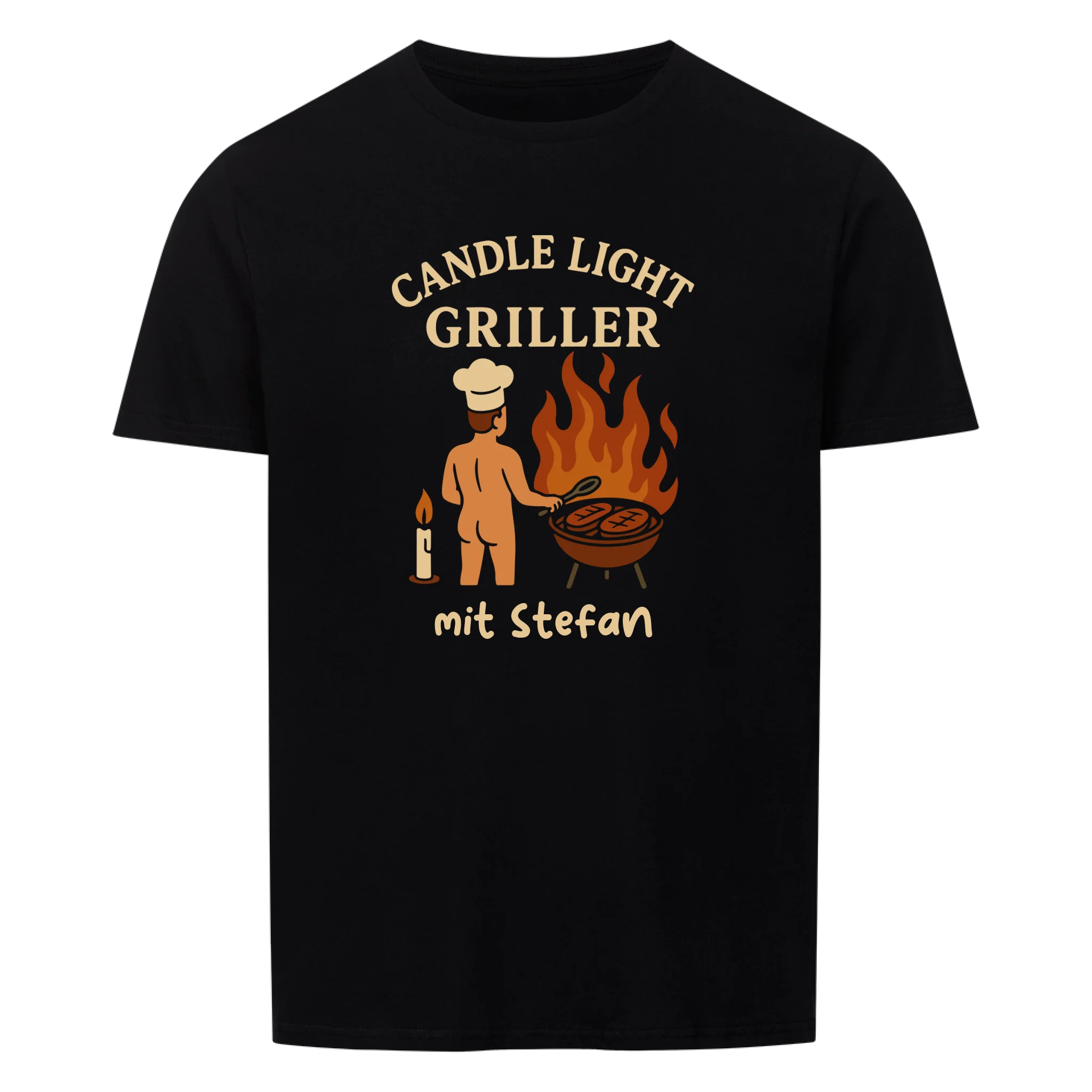 Candle Light Griller personalisierbar - Herren Shirt