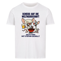 Weltherrschaft Grillen - Personalisierbares Shirt