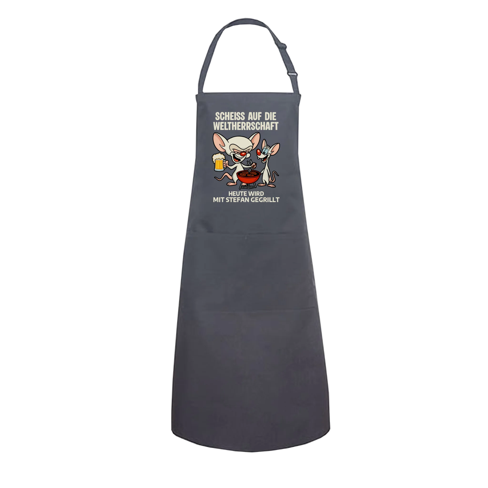 Weltherrschaft Grillen - Personalisierbares Shirt