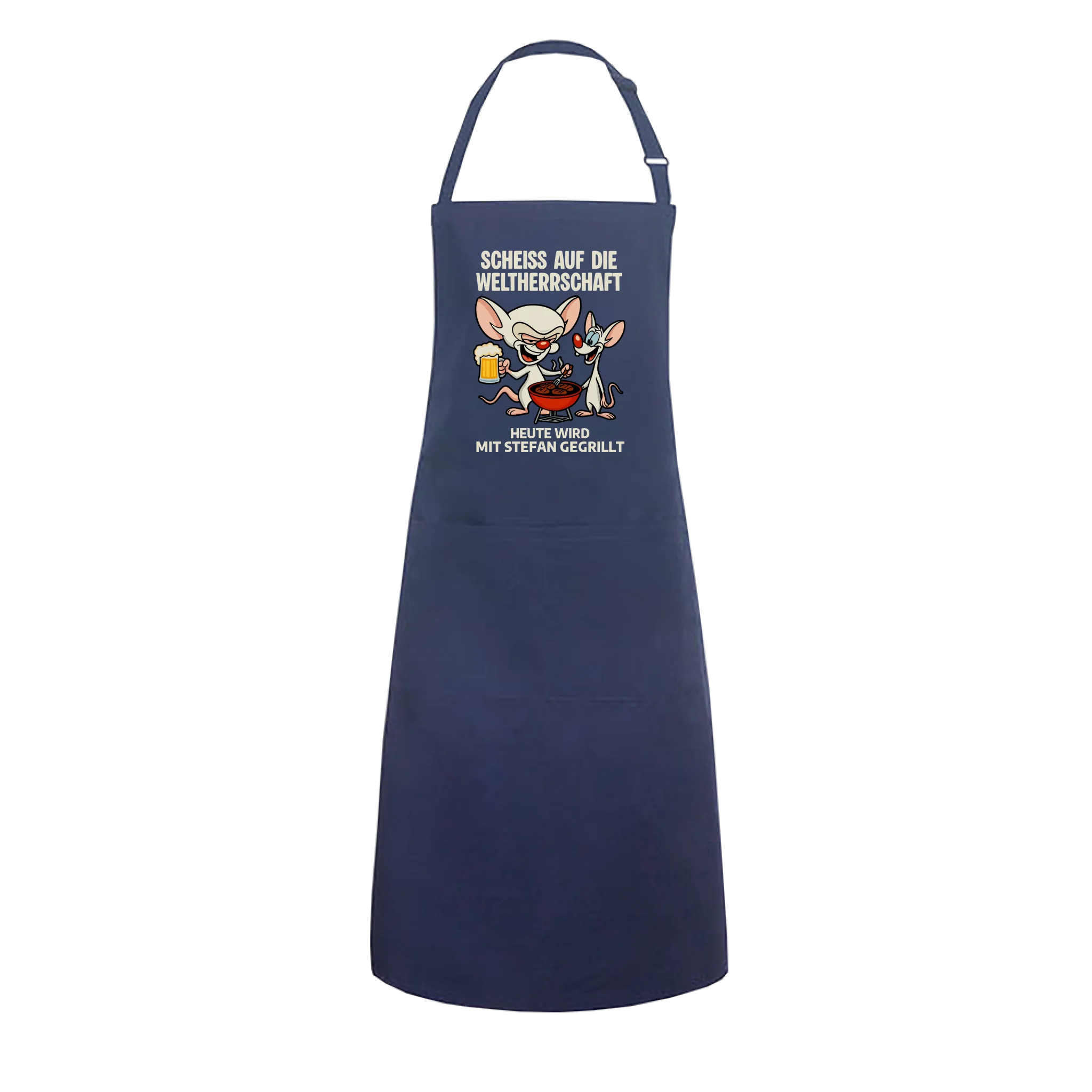 Weltherrschaft Grillen - Personalisierbares Shirt