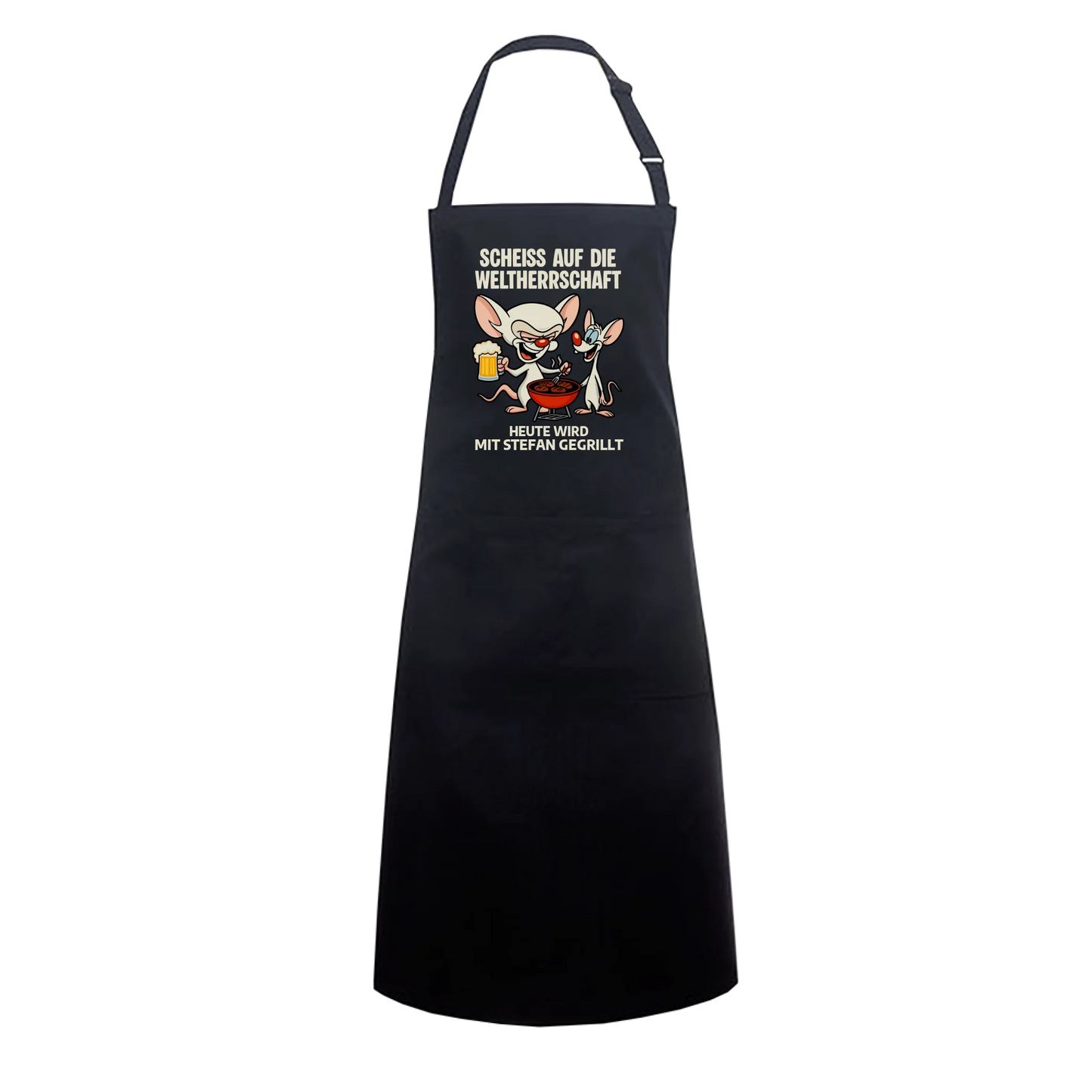 Weltherrschaft Grillen - Personalisierbares Shirt