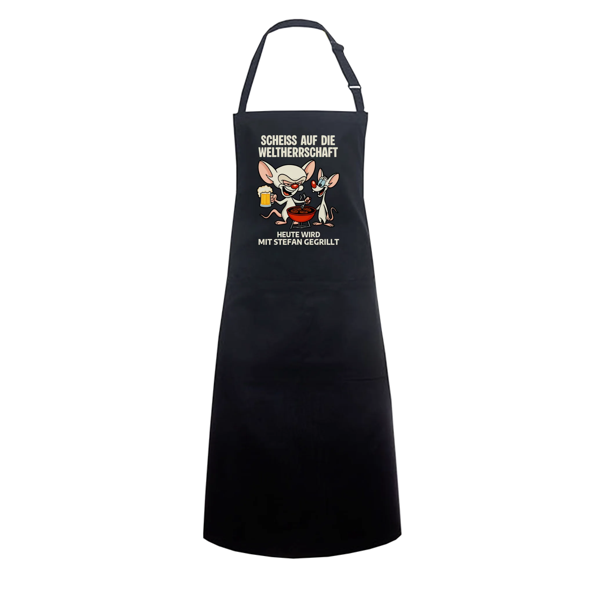 Weltherrschaft Grillen - Personalisierbares Shirt