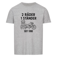 2 Wheels, 1 Stand - Customizable Shirt