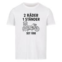 2 Wheels, 1 Stand - Customizable Shirt