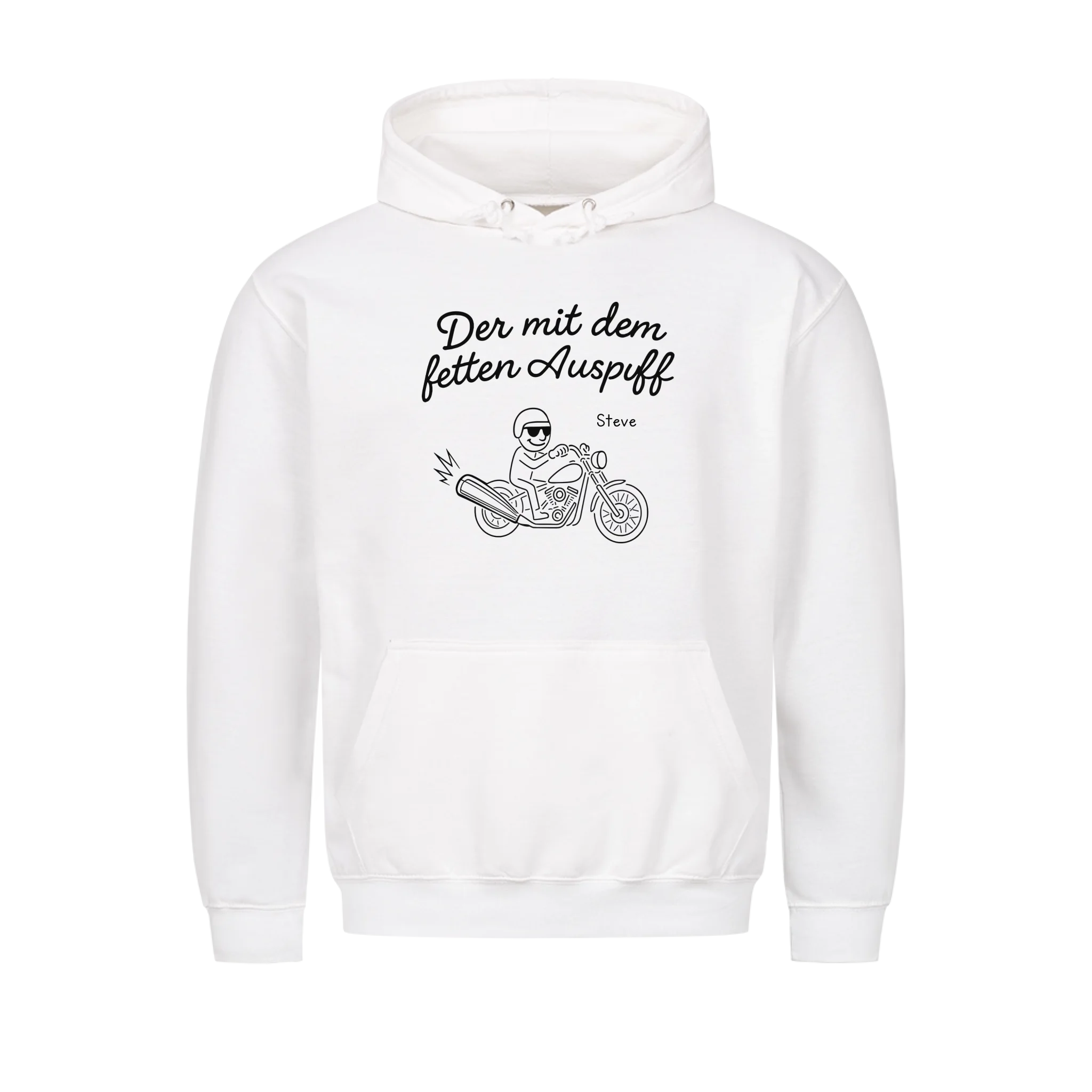 Der mit dem fetten Auspuff - Personalisierbares T-Shirt