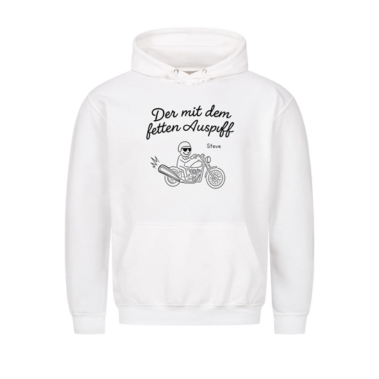 Der mit dem fetten Auspuff personalisierbar - Herren Shirt