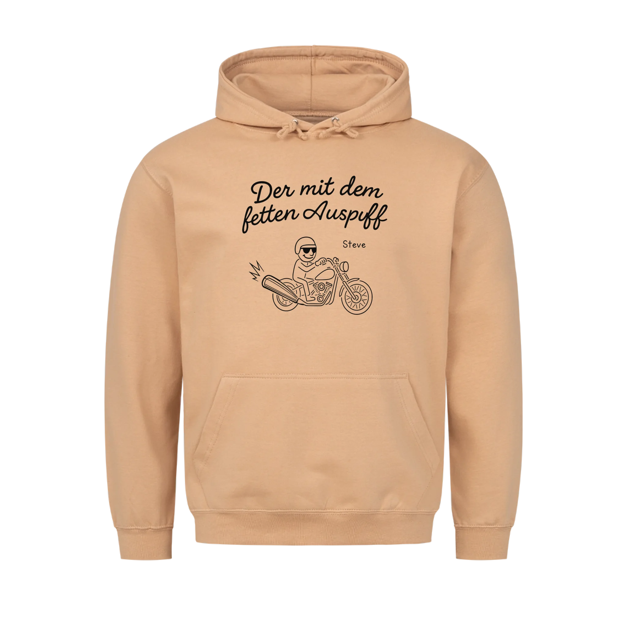 Der mit dem fetten Auspuff - Personalisierbares T-Shirt