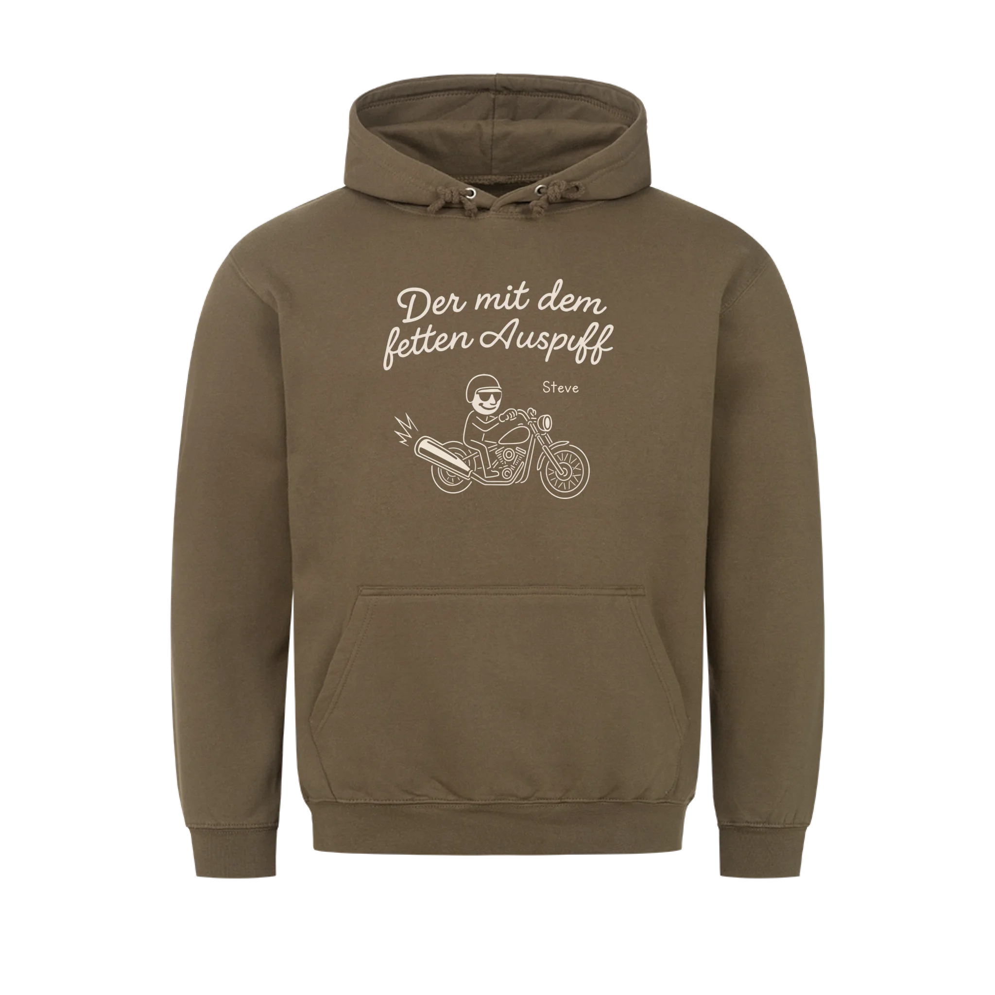 Der mit dem fetten Auspuff - Personalisierbares T-Shirt