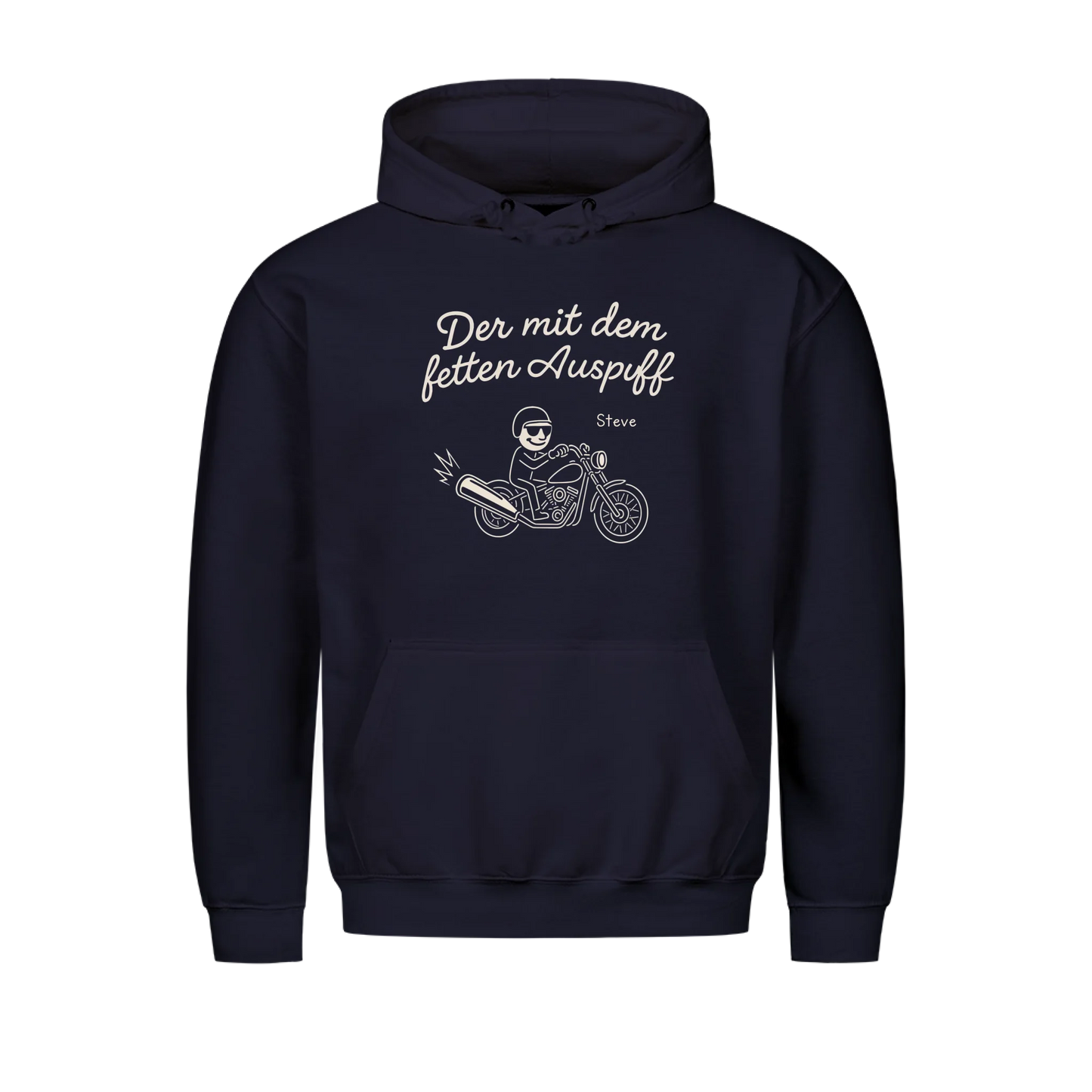 Der mit dem fetten Auspuff - Personalisierbares T-Shirt