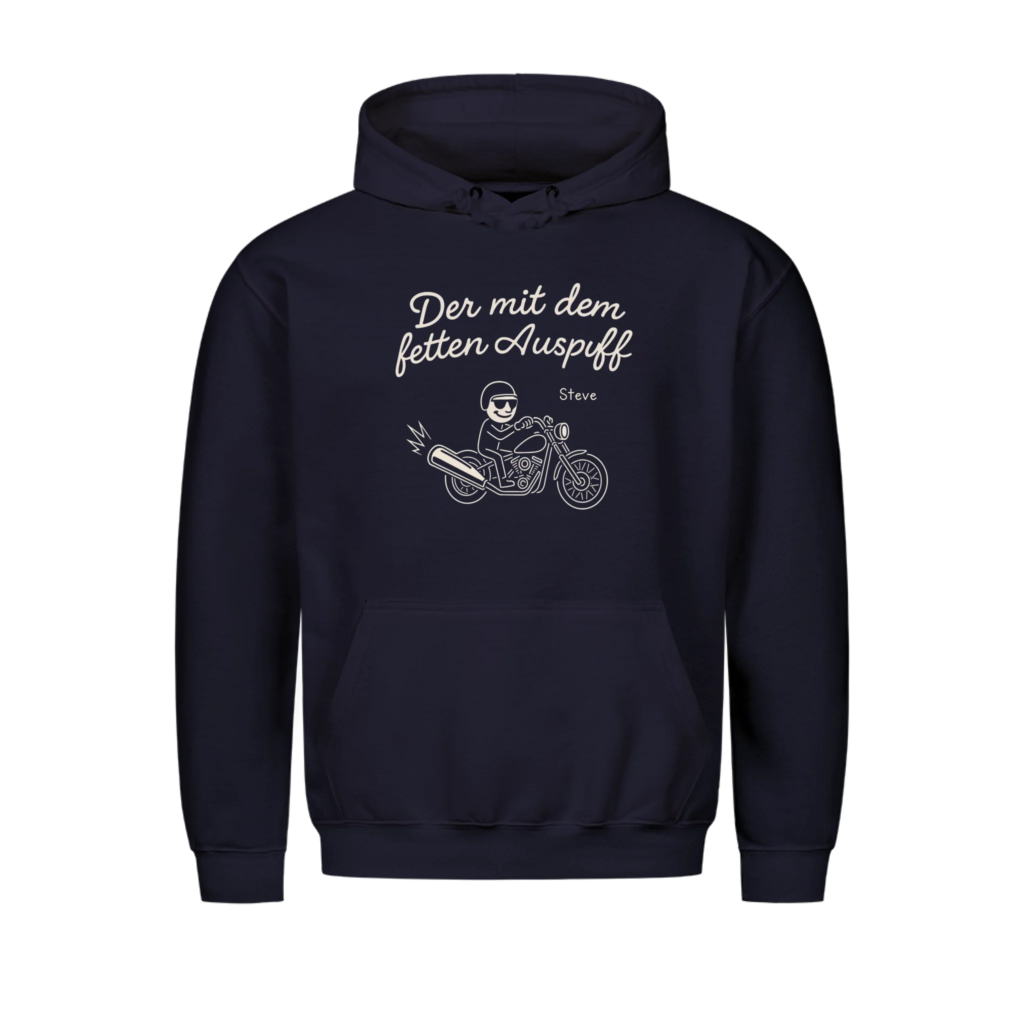 Der mit dem fetten Auspuff - Personalisierbares T-Shirt