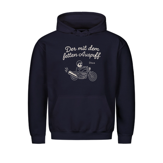 Der mit dem fetten Auspuff - Personalisierbares T-Shirt