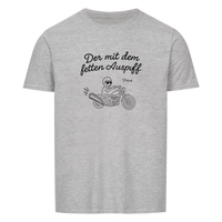 Der mit dem fetten Auspuff personalisierbar - Herren Shirt